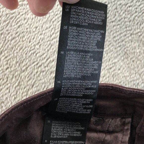 Liverpool Women Jeans Size 6/28 Slim Fit High Rise Ankle Skinny Leg Brown Casual - Picture 11 of 16